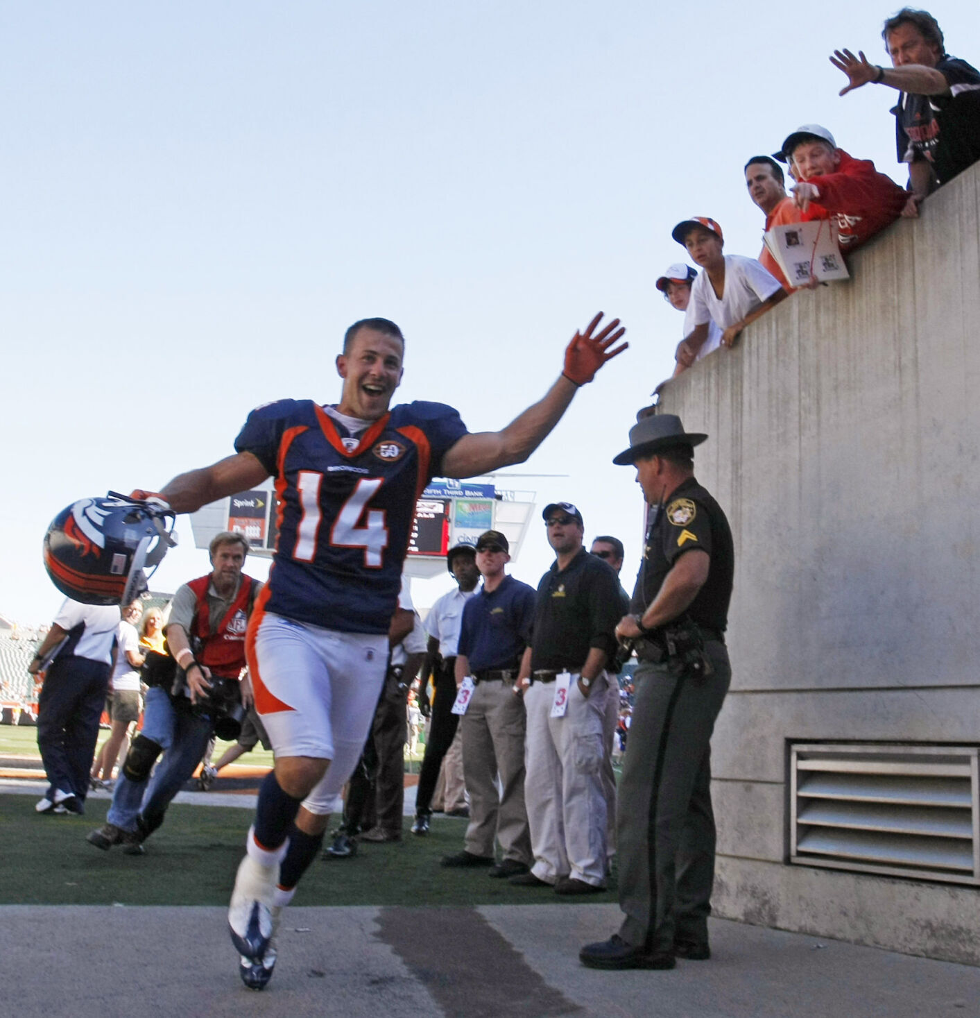 2009: Brandon Stokley snags deflected pass, scores 87-yard game-winning TD
